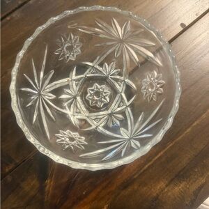 Vintage 1960’s Star of David Glass Serving Bowls Set of 8